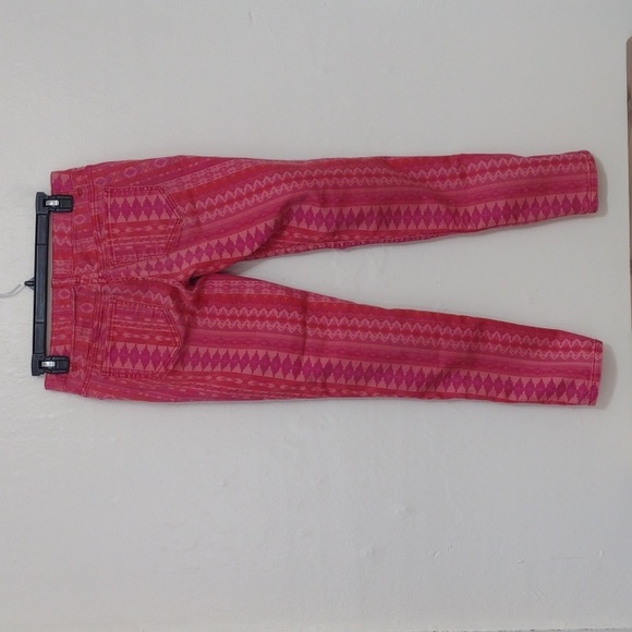 Flip Side Pink Low Rise Reversible Skinny Jeans Size 5 - Picture 5 of 16